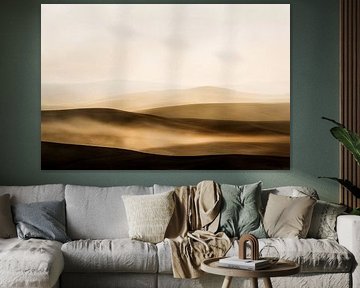 Paysage brumeux avec des lignes douces sur Art & Soul Creations