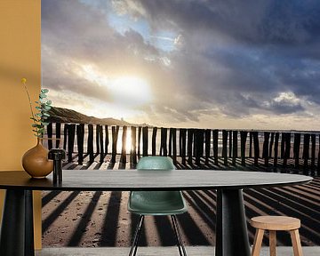 Sunset Domburg by Zeeland op Foto