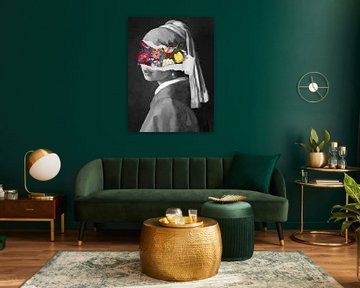 Meisje met de Parel - Torn Art Edition van Marja van den Hurk