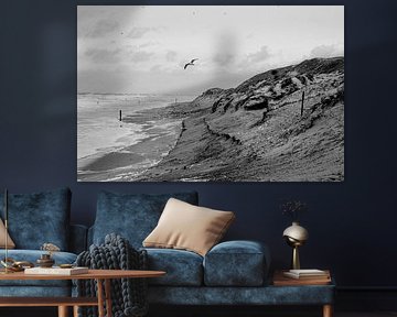 Sturm am Strand von Texels von Karen Velleman