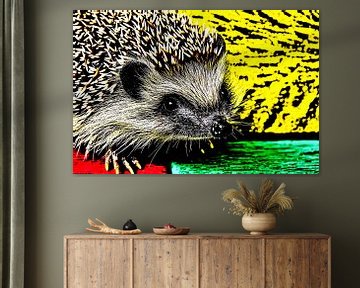 Egel in kleurrijk patroon van Art & Soul Creations