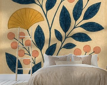 Japandi Floral Balance von But First Framing