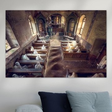 Church with Plaster Ghosts by Roman Robroek - Photos of Abandoned Buildings