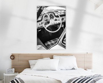 Mercedes-Benz 300 SL Gullwing klassieker interieur van Sjoerd van der Wal Fotografie