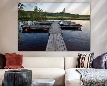 Boote an der Anlegestelle
