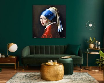 Dutch Girl with a Pearl Earring by artmaster