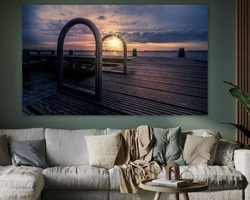 sunrise vista at akersloot by peterheinspictures