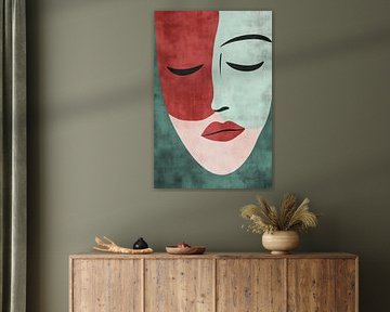 Female portrait in Divided Silence