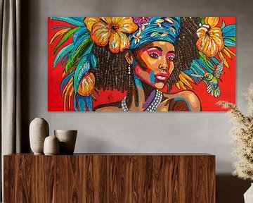 Caribbean Royalty van Happy Paintings / Renata Rolefes