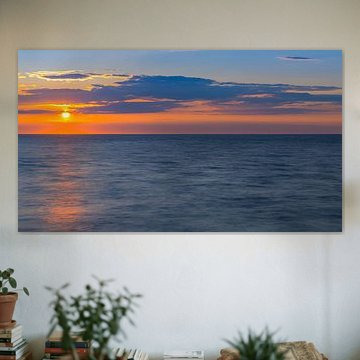 Sunset over the Atlantic Ocean by Henk Meijer Photography