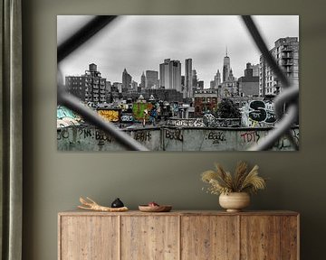 Blick von der Manhattan Bridge von Kurt Krause