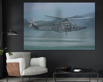 Leonardo AW-139 van de Maleisische Marine. van Jaap van den Berg