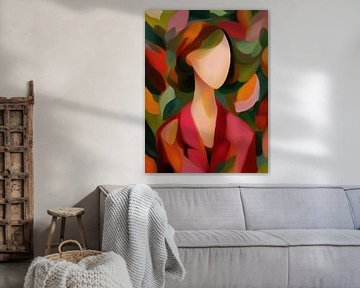 Vrouw abstract van Bert Nijholt