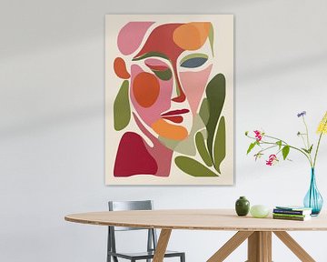 Abstract portret van Bert Nijholt