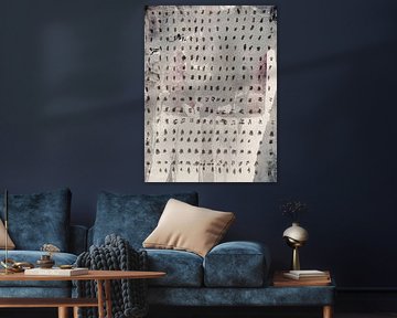 Modern abstrakt weiß, grau, braun