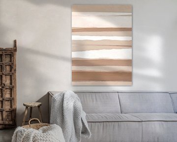 Strips 2 | Aardebruine Pastels van Menega Sabidussi
