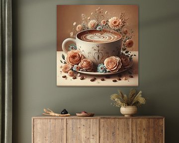 Koffiekopje 2 van Marion L. Tenbergen