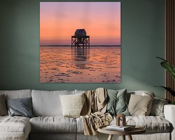 Sonnenuntergang auf dem Engelsmanplaat von Henk Meijer Photography
