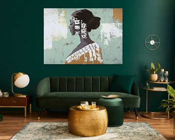 Vrouwenportret | Timeless Echoes van De Mooiste Kunst