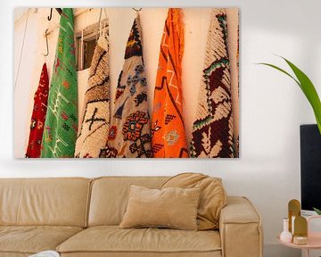 Coloured rugs Morocco by Naomi Van den Berg
