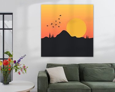 Example of the artwork in a room