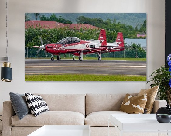 Example of the artwork in a room