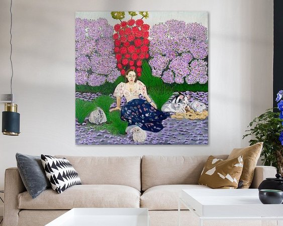 Example of the artwork in a room