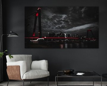 Willemsbrug Rotterdam met speciale edit van Arjan van der Veer