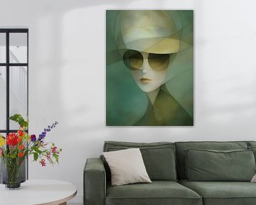 Abstract vrouw van Bert Nijholt