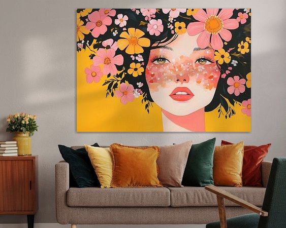 Example of the artwork in a room