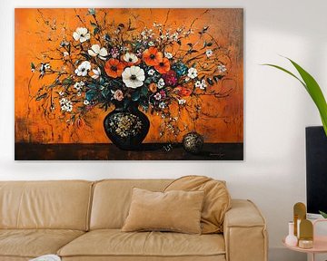 Moderne Bloemen 76.3927 van ARTEO Schilderijen