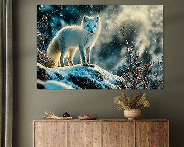 Poolvos in besneeuwde natuur van Imperial Art House