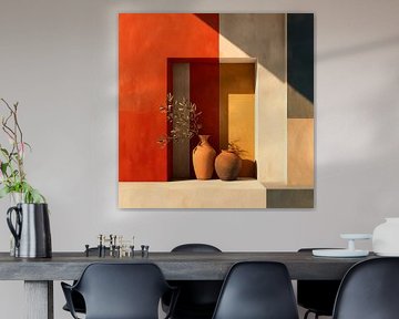 Nature morte en terre cuite sur Harry Hadders Design
