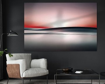 Coucher de soleil sur la mer abstraite-01 sur Rautenberg Digital Art Maritim