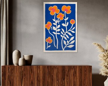 Bloemenfeest in Popart van But First Framing