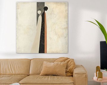 Beige Rust Kunst