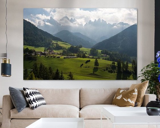 Example of the artwork in a room