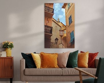 Doorkijkje in Menton, Zuid-Frankrijk van Studio Poek