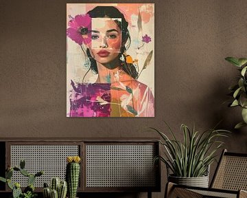Abstract portret - Her Skin Remembers Summer van GᎥรєlค Art Ŧ๏г Y๏ย