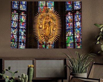 Glas in lood ramen Dom van Aken van Joes van Asten