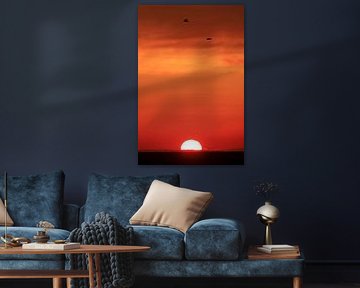 Phantastischer Sonnenaufgang an der Ostsee