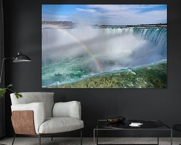 Regenboog in de Niagara waterval van PixelPower