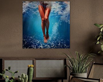 Elegance under water by Jan Keteleer (JanKé): A Journey Beyond the Canvas
