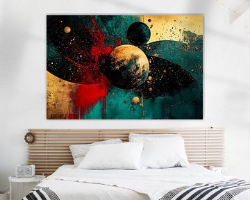 Abstrakte Raum- und Planetenkunst von Imperial Art House