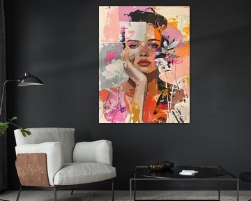 Abstract portret- Zomersproet van GᎥรєlค Art Ŧ๏г Y๏ย