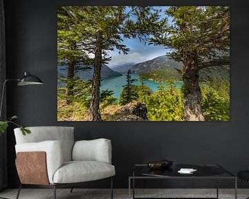 Fenster zur Wildnis - Blick auf den Diablo Lake, North-Cascades-Nationalpark