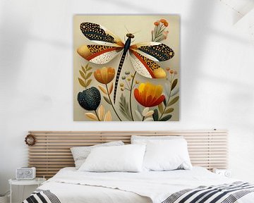 Floral flight II van Mirjam Duizendstra