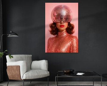 Futuristic Disco Glam van But First Framing