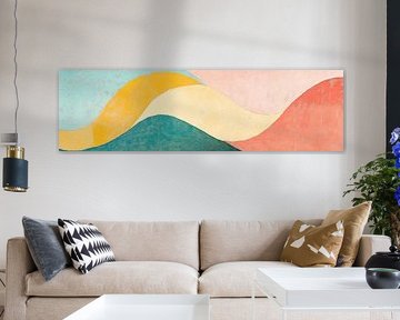 Wavy Abstract | Abstract Wavy Colour Mix by Modern Collection