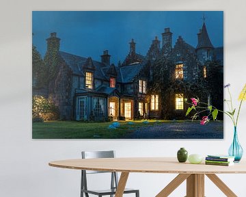 Ardanaiseig Castle Hotel in the evening, Kilchrenan by Christian Müringer